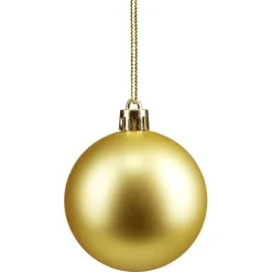 Boule de Noël rose et dorée x32