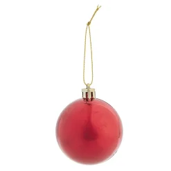 Boule de Noël rouge et blanche x32