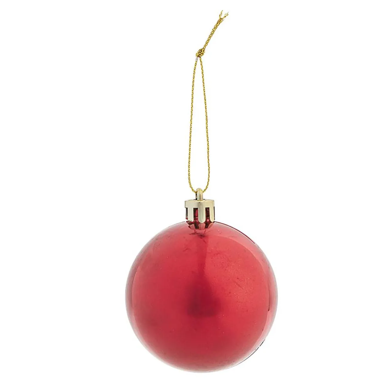 Boule de Noël rouge et blanche x32