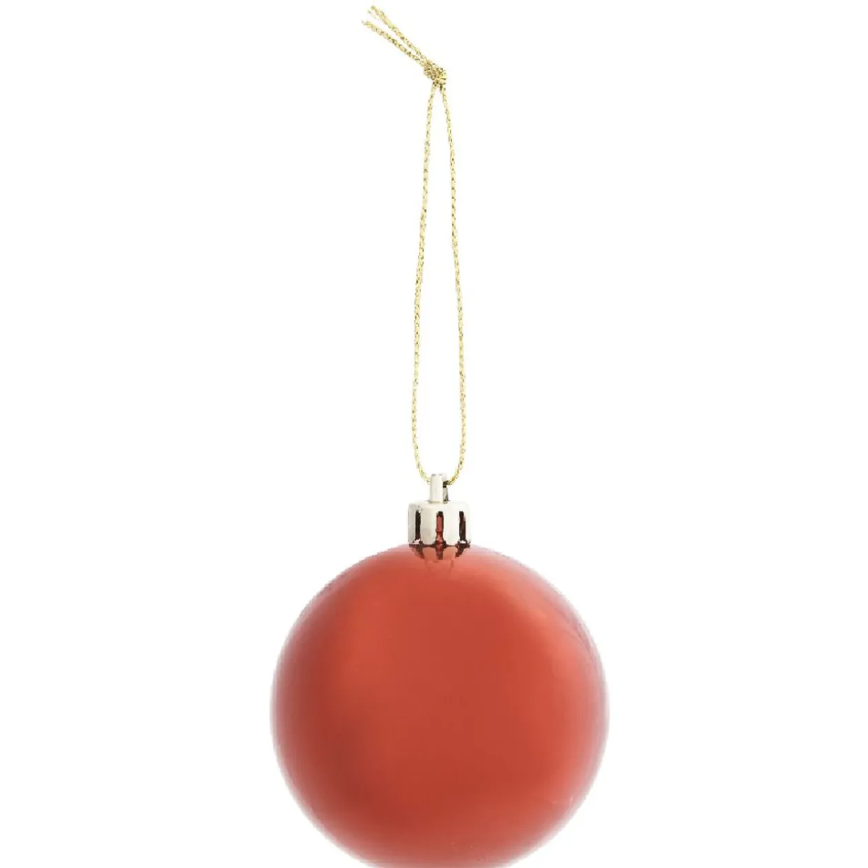 Boule de Noël rouge x10