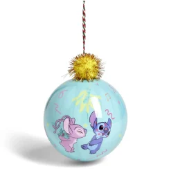 Boule de Noël Stitch avec pompon Ø12cm H15cm