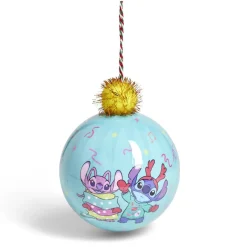 Boule de Noël Stitch avec pompon Ø12cm H15cm