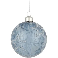 Boule de Noël étoile ou flocon en verre