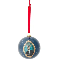 Boule de Noël traditionnel vintage Ø8cm - 3 modèles