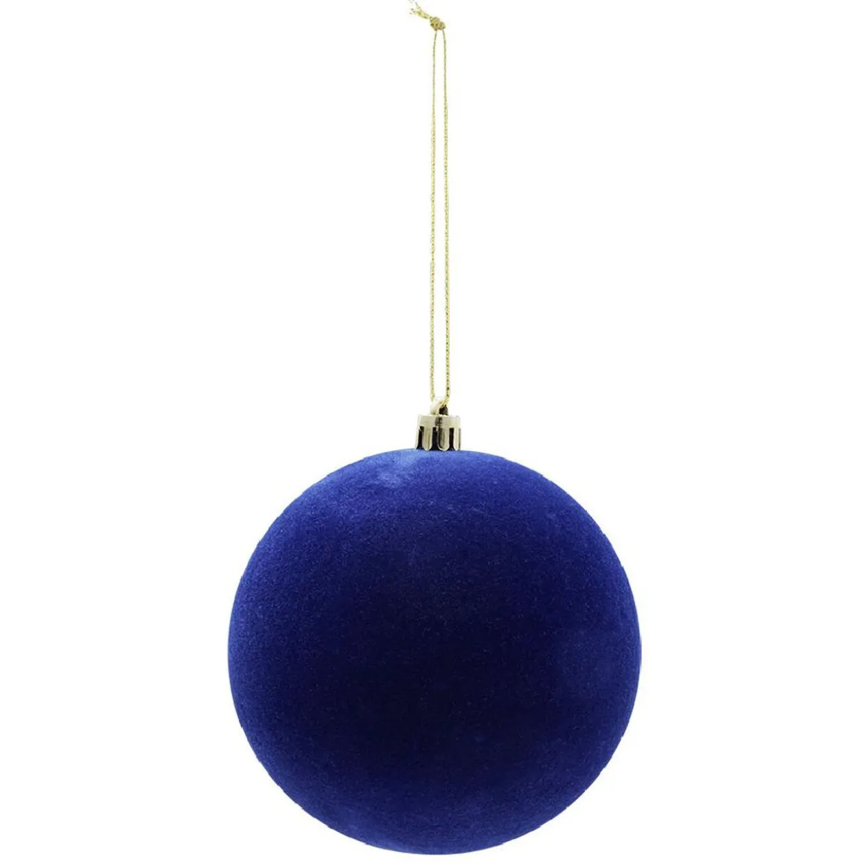 Boule de Noël velours uni Ø10 cm