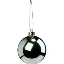 Boule de Noël vert brillant Ø6cm