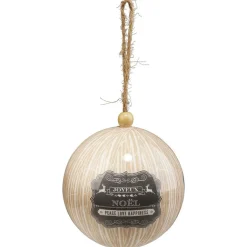 Boule de Noël XL design forêt Ø12cm