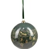 Boule de Noël XL papier design Fantasia Ø12cm