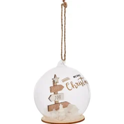 Boule de verre Merry Christmas