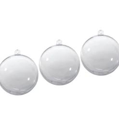 Boule transparente pour dragées x3