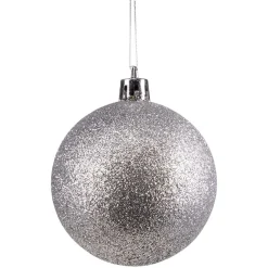 Boules de Noël argentées Ø4-5-6 cm x20