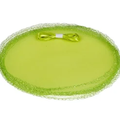 Bourse rond à dragées vert anis x6