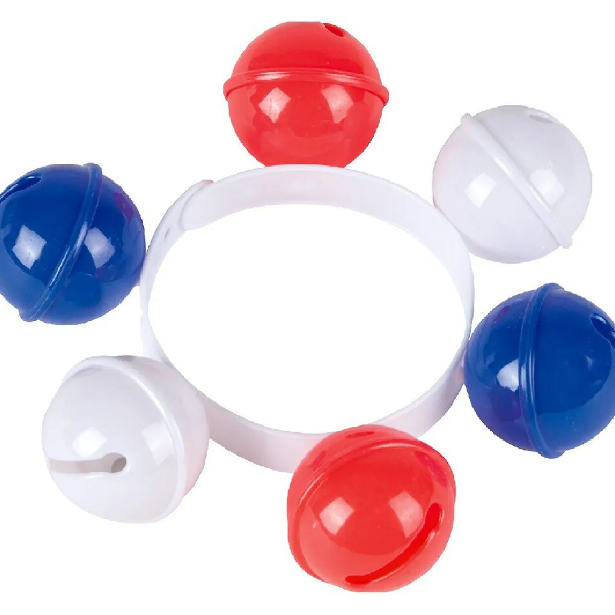 Bracelet grelots tricolores supporter France