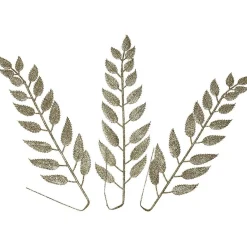 Branche décorative à paillettes doré