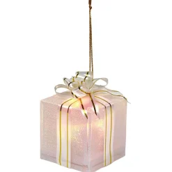Cadeau de Noël lumineux à suspendre