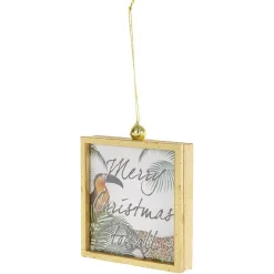 Cadre photo tropical à suspendre décoration de Noël