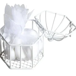 Cage à oiseau pour dragées x3