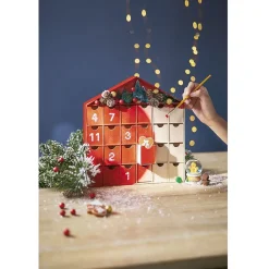 Calendrier de l'Avent 24 cases en bois