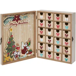 Calendrier de l'avent à remplir Disney Mickey en bois