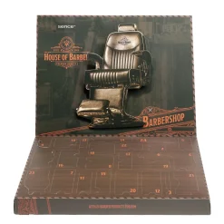 Calendrier de l'Avent homme barbier Sence 24 cases