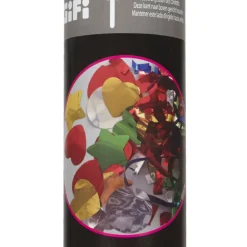 Canon à confettis et serpentins multicolores