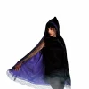 Cape de sorcière déguisement Halloween finition dentelle