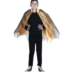 Cape dorée enfant lumineuse