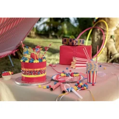 Carte d'invitation Circus avec enveloppe x 8