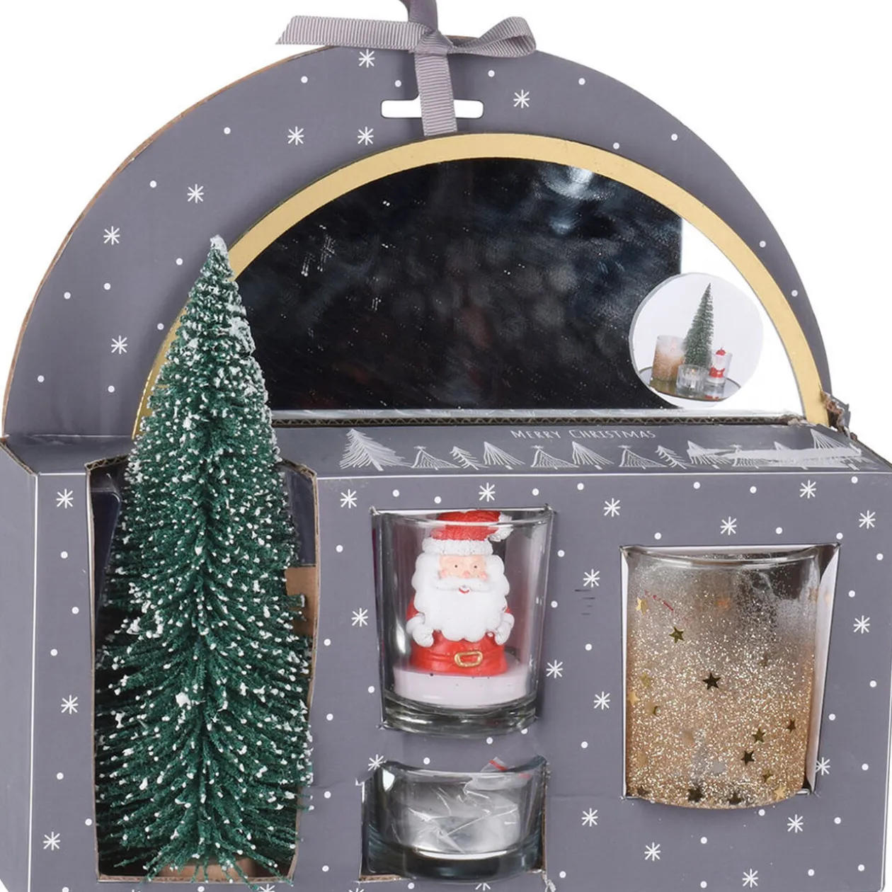 Centre de table décor Noël 5 pièces