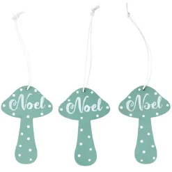 Champignon de Noël à suspendre x9