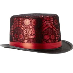 Chapeau brillant tête de mort