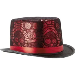 Chapeau brillant tête de mort