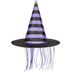 Chapeau de sorcière adulte Halloween Ø40xH38cm