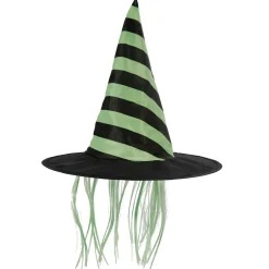 Chapeau de sorcière avec cheveux adulte