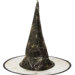 Chapeau de sorcière en plastique LED Ø38 cm