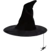 Chapeau Halloween araignée suspendue Ø40xH34cm