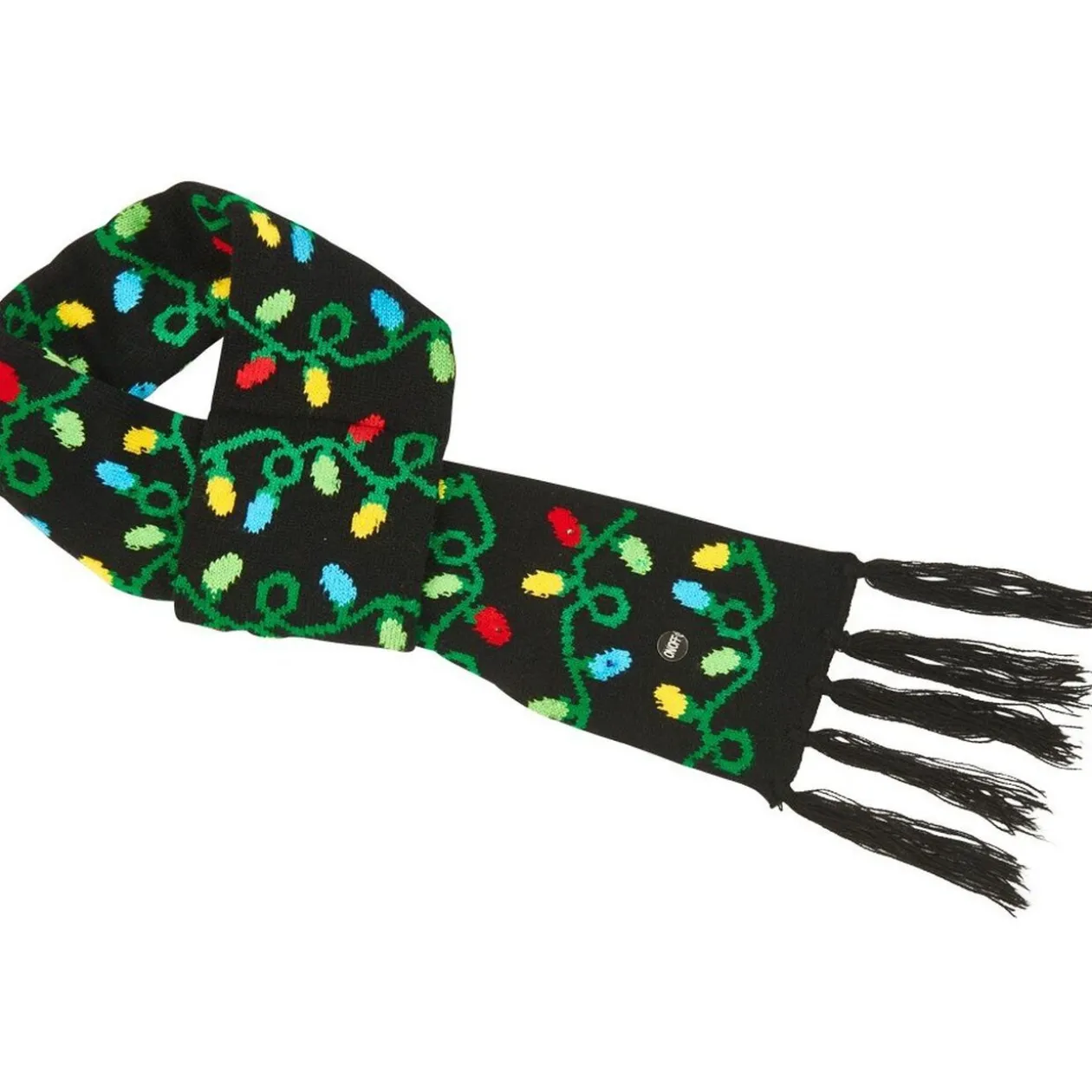 Écharpe de Noël lumineuse noire