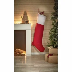 Chaussette de Noël rouge XXL H1,13 m