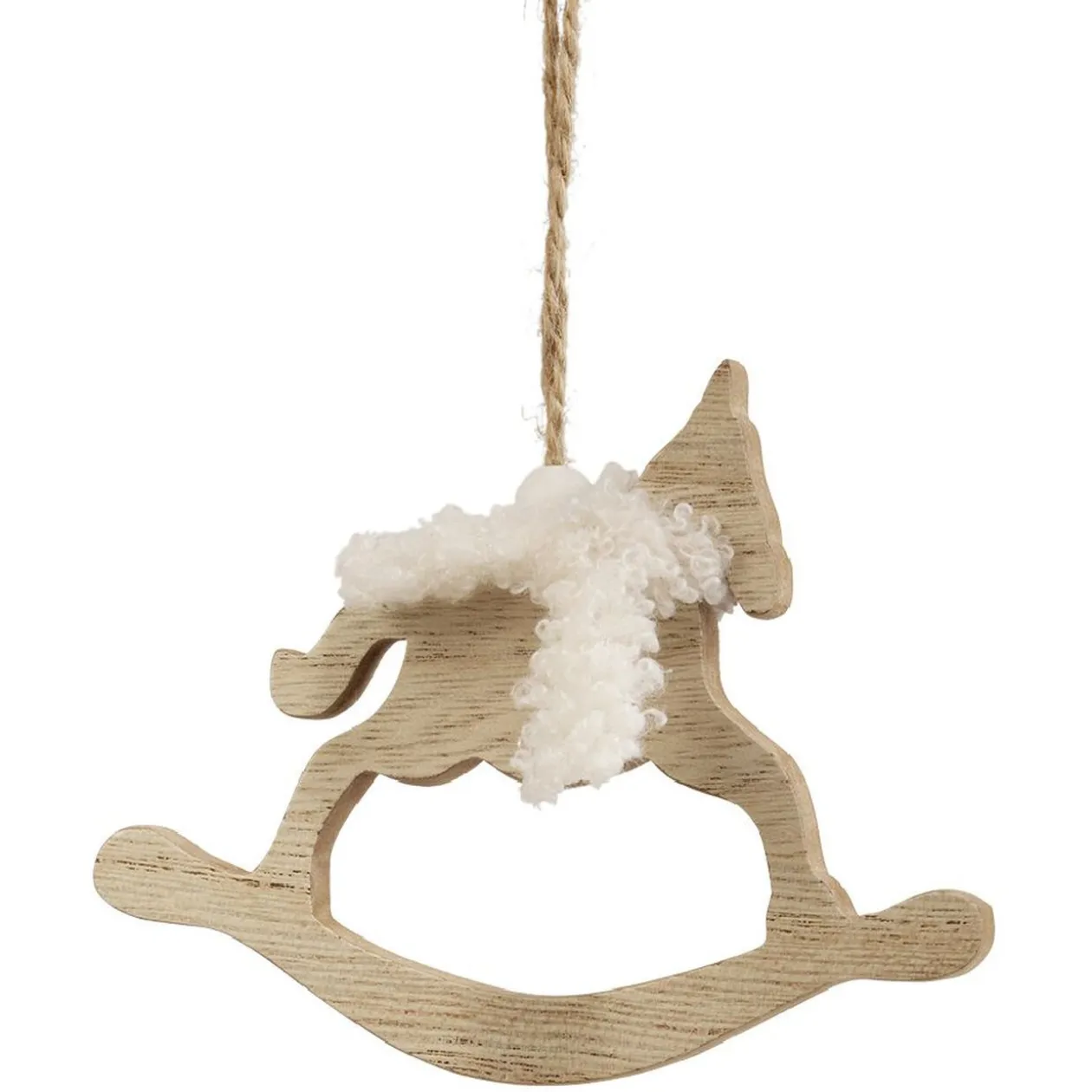 Cheval à bascule déco à suspendre en bois H.9 cm