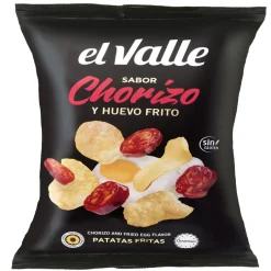 Chips El Valle saveur chorizo et oeuf au plat 130g