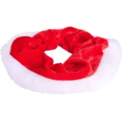 Chouchou de Noël rouge et blanc