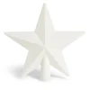 Cimier étoile blanc 20x20cm