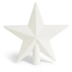 Cimier étoile blanc 20x20cm