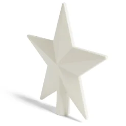 Cimier étoile blanc 20x20cm