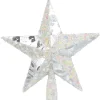 Cimier tête de sapin Noël étoile argentée