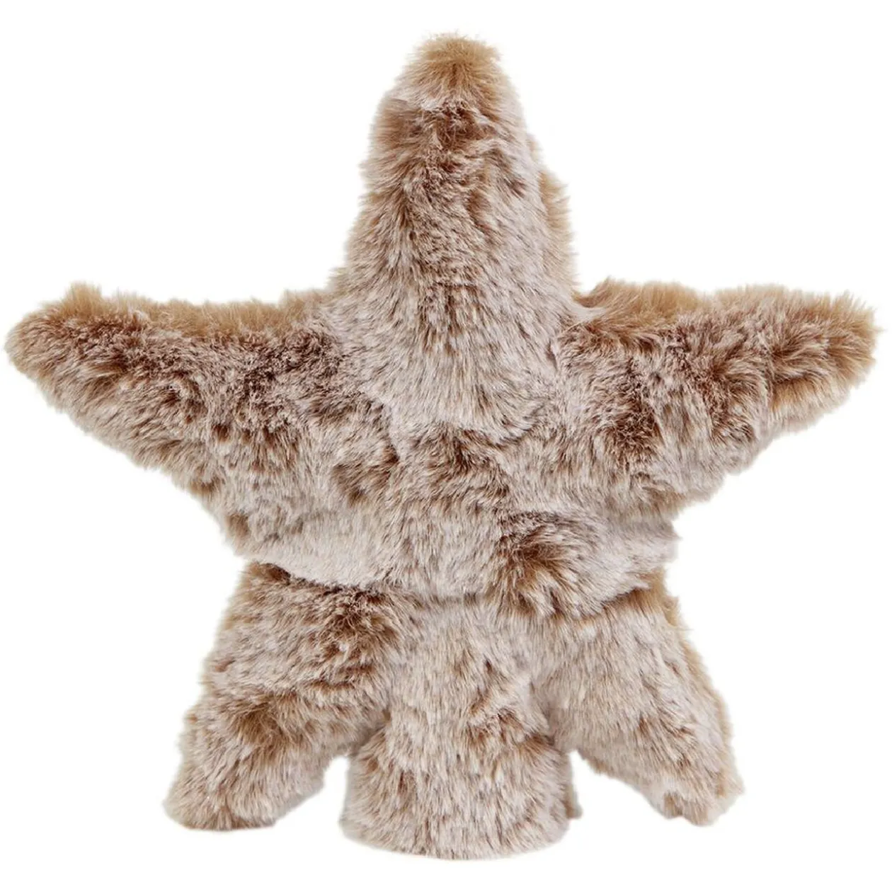 Cimier tête de sapin Noël étoile fourrure