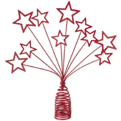 Cimier tête de sapin étoiles filantes Noël - 3 modèles