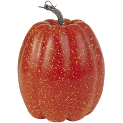 Citrouille décorative Halloween 14,5x20x14,5cm orange