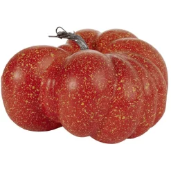 Citrouille décorative Halloween 21,5x22x12cm orange