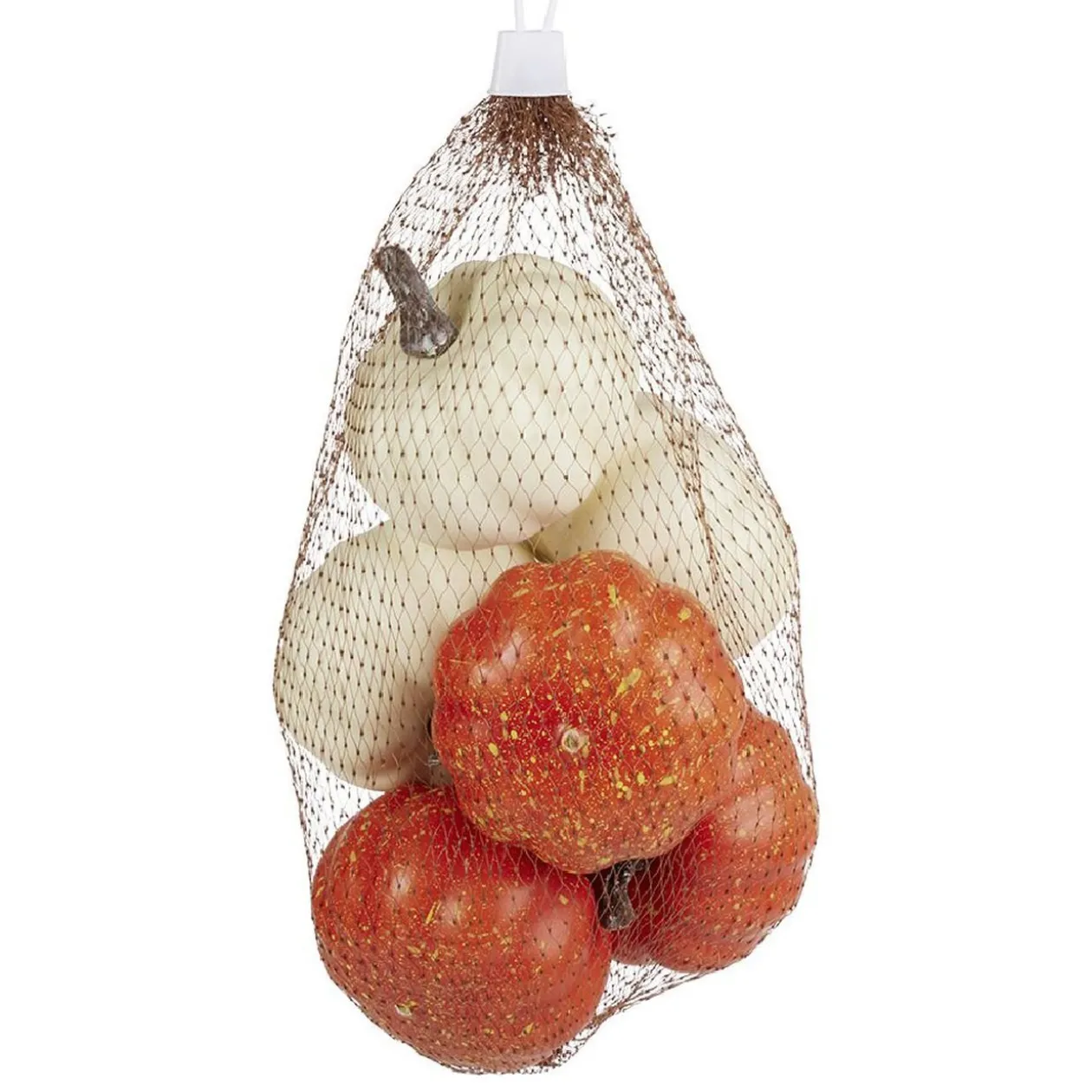 Citrouille décorative plastique Halloween x6